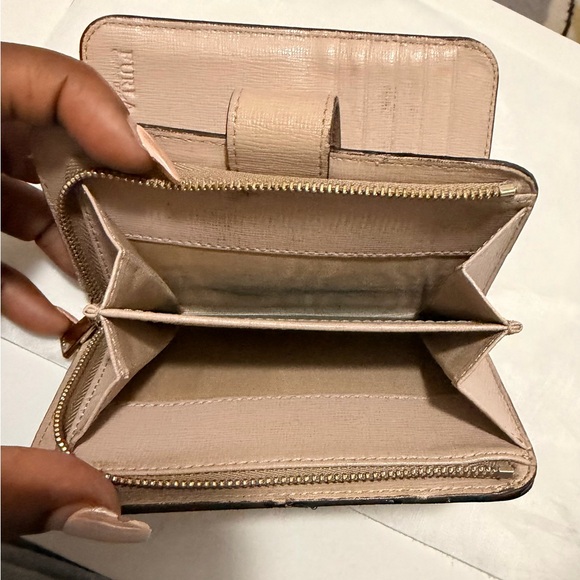 Furla Beige Leather Wallet - Picture 4 of 9